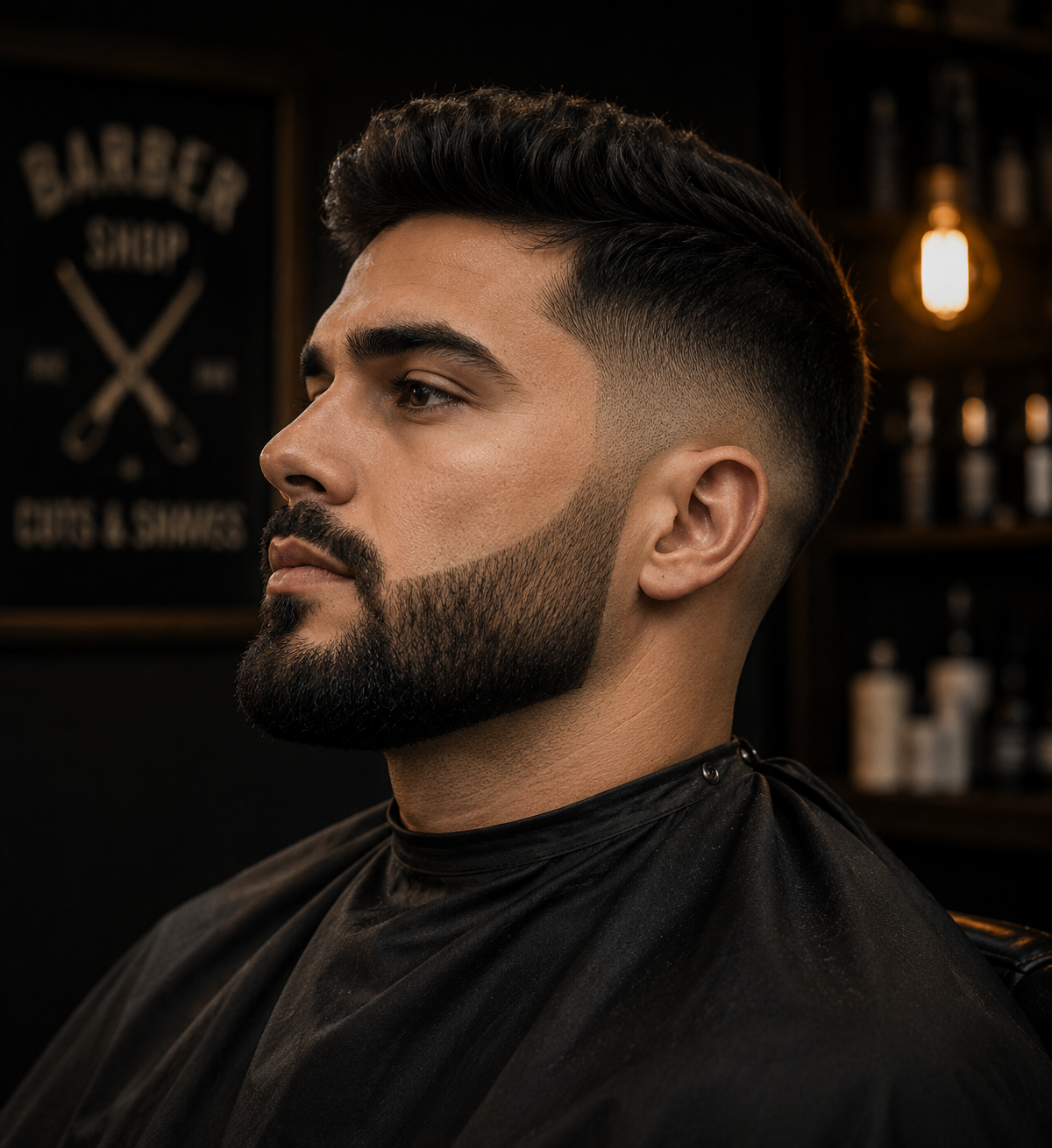 Barba masculina