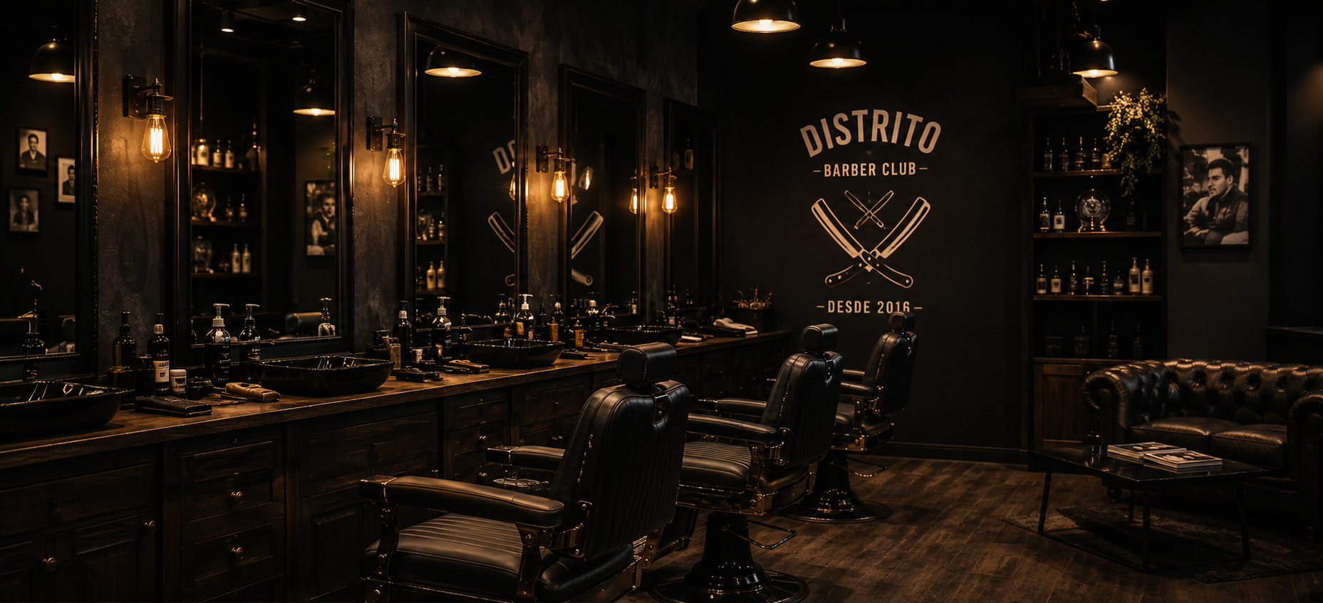 Ambiente da barbearia
